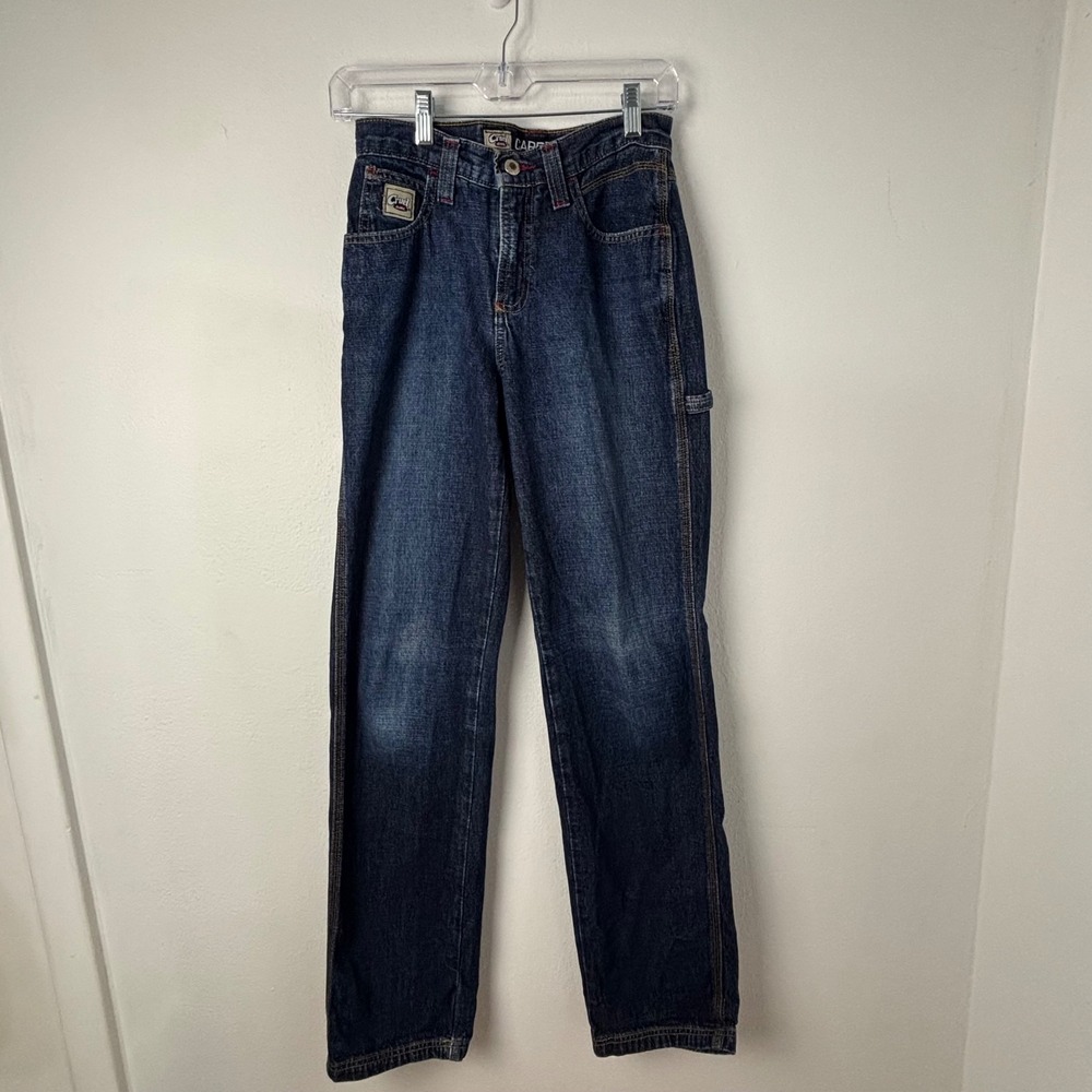 VTG Cruel Girl Carpenter Jeans Dark Wash Utility Denim Size 3 L Fits Women XS/0